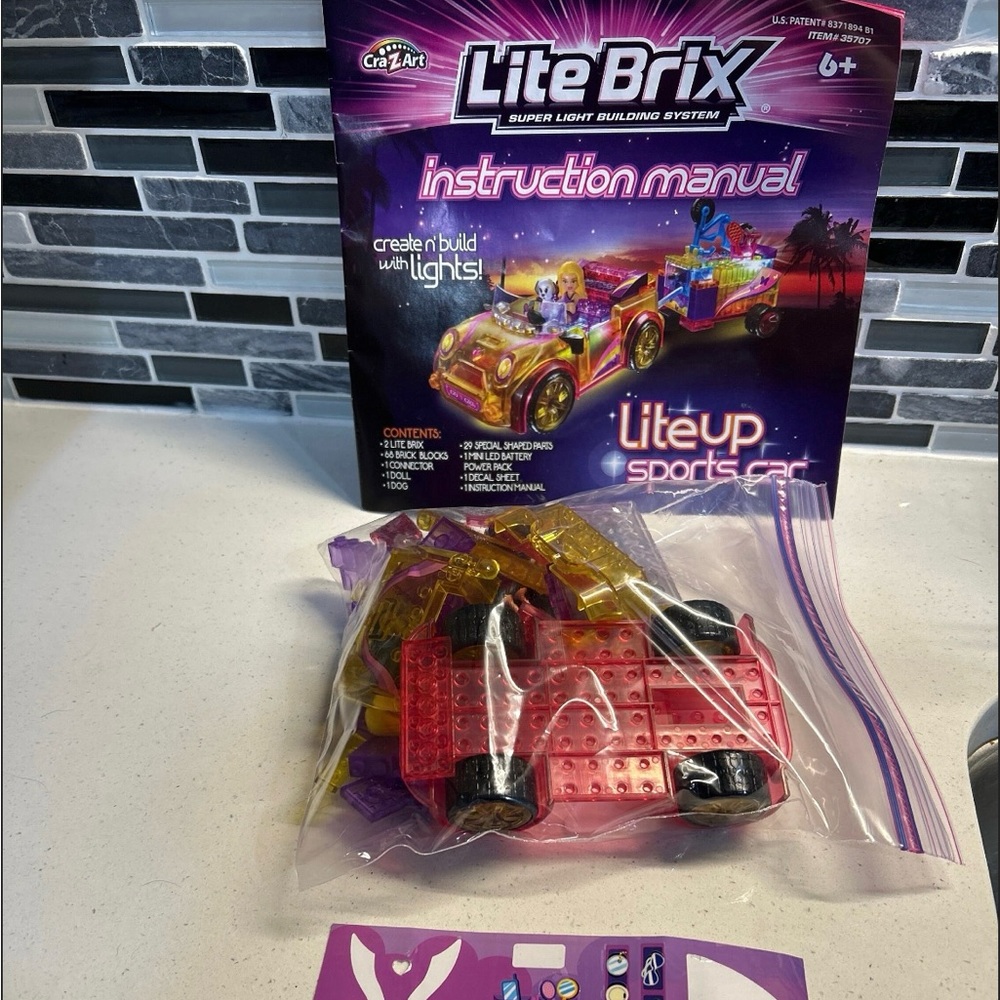 Cra-Z-Art Lite Brix Liteup sports car